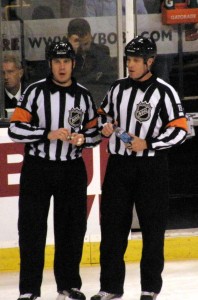 NHL referees: Ian Walsh and Gord Dwyer