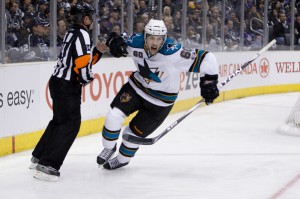 Jason Demers: APR 21 Western Conference Quarterfinals - Sharks at Kings - Game 4 Jason Demers Sharks
