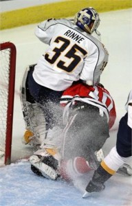 The Predators were trying to hop the competition into the playoffs...