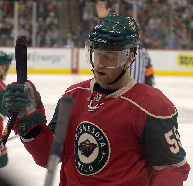 Nick Schultz and the Wild are off to a rough start.  (Source: XGeorge, Wikipedia Commons)