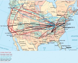 Columbus Blue Jackets 2009_2010 Road Trips