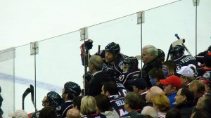 The Columbus Blue Jackets bench (Photo by Dave Gainer/The Hockey Writers)