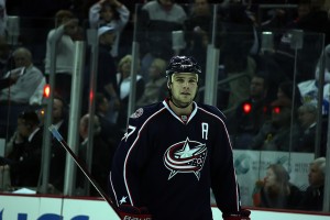 Columbus Blue Jackets defenseman Rostislav Klesla (Photo by Dave Gainer/The Hockey Writers)