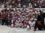 Detroit's Champions Gather Around the Cup. Edmonton's Loser Gather Around Brandy Bottles in Calgary Restaurants (Michael Righi: Wikipedia Commons)