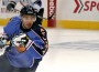 Ilya Kovalchuk during warm-ups at an Atlanta Thrashers game.
