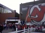 Fans gather outside of the Prudential Center prior to the start of the Devils vs. Flyers playoff game. The Flyers won the series 4-1. (J. Johnson/THW)
