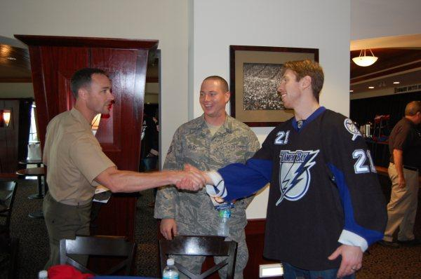 A Veteran’s Day Lunch with the Lightning