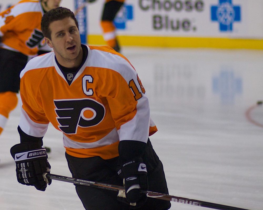 Mike Richards finally had his breakout game Saturday night vs. TOR (cr: Crashmaster007@Flickr)