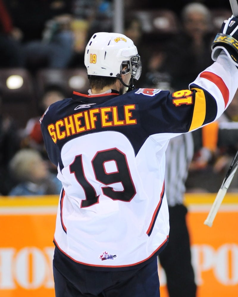 Barrie Colts fans won't mind if Mark Scheifele returns to the OHL (Aaron Bell/CHL images)