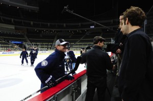 Dan Bylsma and HBO 24/7 Crew Dan Bylsma HBO 24/7