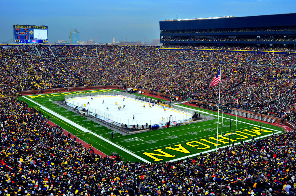 Michigan's "Big House" will play host to the 2013 Winter Classic played between the Detroit Red Wings and Toronto Maple Leafs. (Photo courtesy of The University of Michigan)