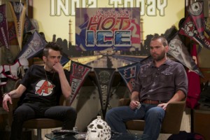 (L-R) Jay Baruchel and Seann William Scott as Doug Glatt in ``Goon.''