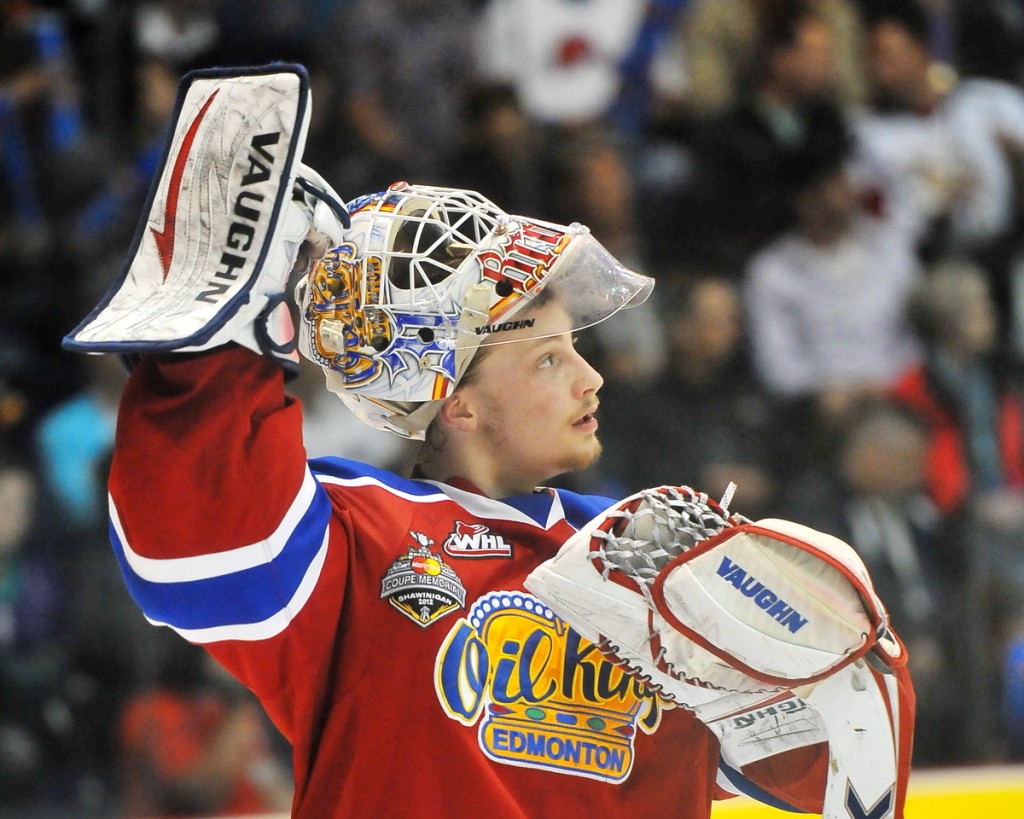 Laurent Brossoit is slumping a bit compared to last season, but still puts up wins. (CHL Images)
