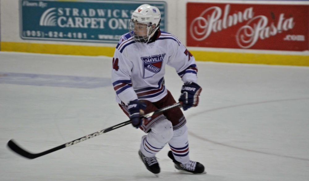 OHL Cup MVP Adam Craievich of the Oakville Rangers (Photo by Brendan Ross/The Scouting Bureau)