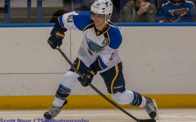 Andy McDonald has been a member of the Blues since the 2007-08 season (TSN Photography)