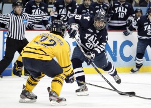 Jesse Root of Yale in National Championship game vs Quinnipiac