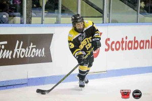 Brianna Decker, the CWHL Rookie of the Year, scored a natural hat-trick in her Clarkson Cup debut. (Brandon Taylor/CWHL)
