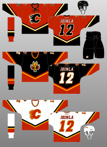 calgary flames jersey number history