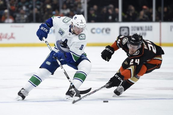 Anaheim Ducks Carter Rowney Vancouver Canucks J.T. Miller