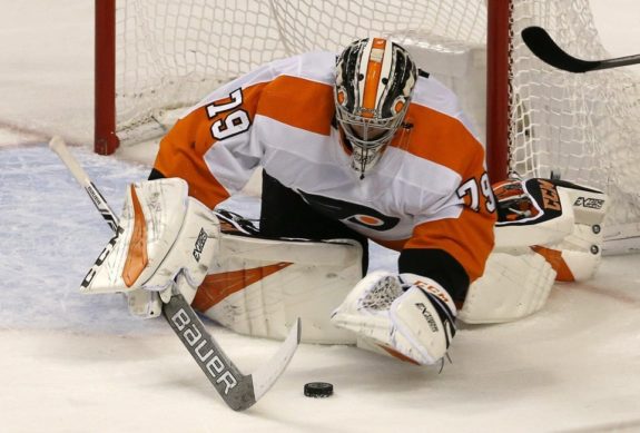 Philadelphia Flyers goaltender Carter Hart