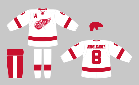 detroit red wings 3rd jersey