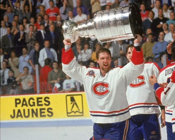 Patrick Roy of the Montreal Canadiens