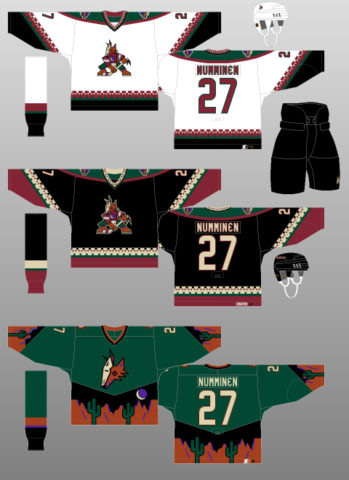phoenix coyotes old jersey