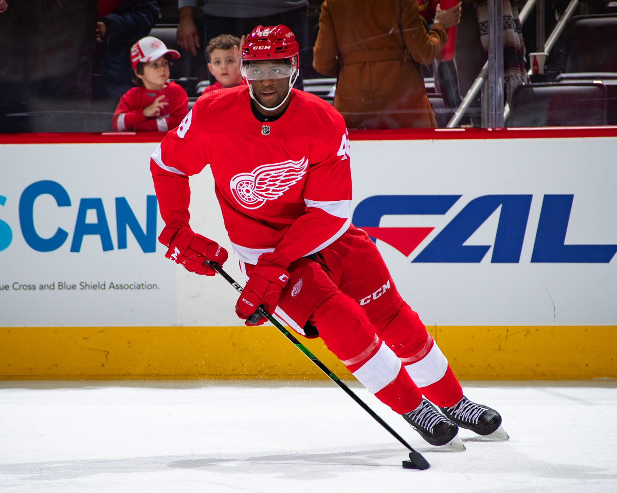 Givani Smith Detroit Red Wings