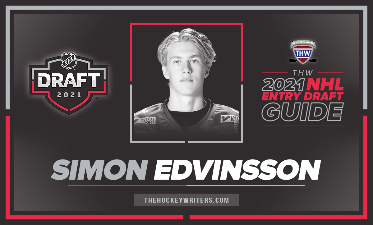 Simon Edvinsson Simon Edvinsson The Hockey Writers 2021 NHL Entry Draft Guide