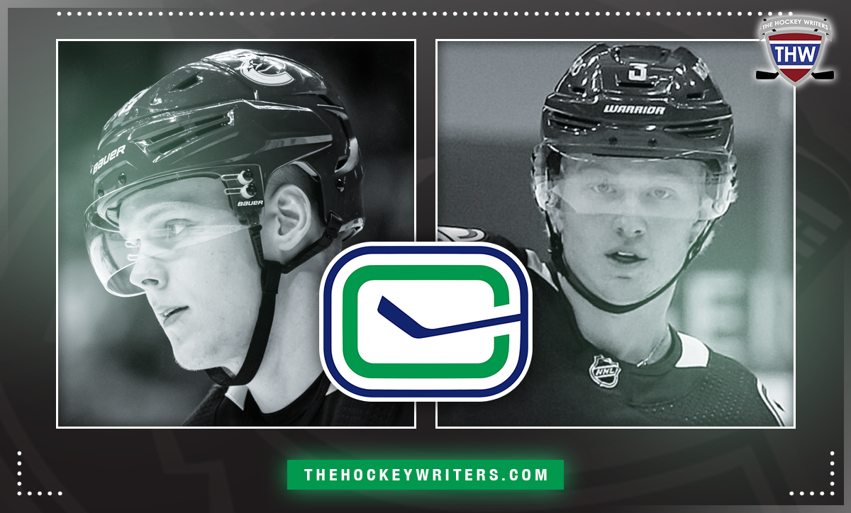 Olli Juolevi and Jack Rathbone The race for the final defence spot Vancouver Canucks