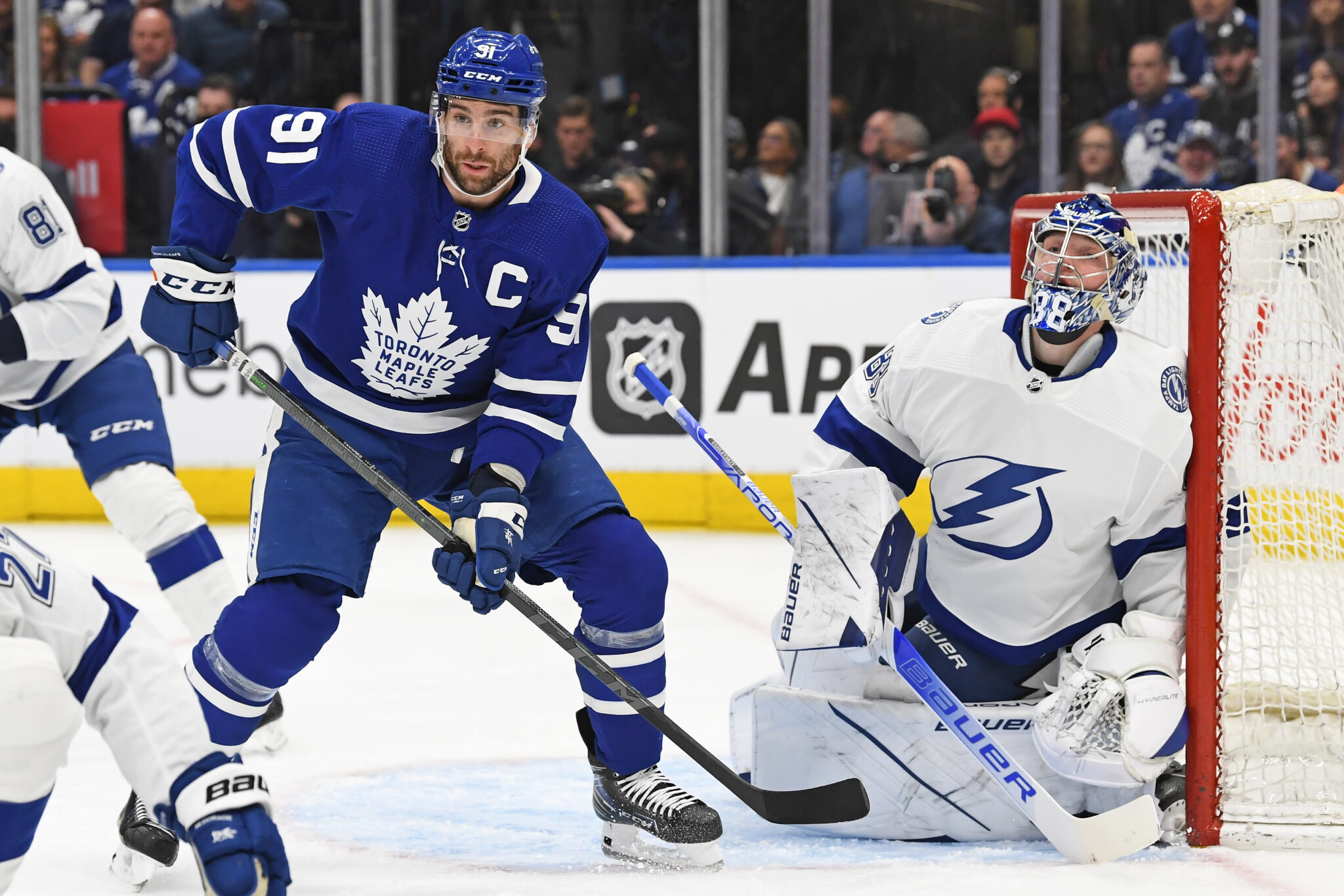 John Tavares Toronto Maple Leafs Andrei Vasilevskiy Tampa Bay Lightning