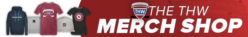 The Hockey Writers Merchandise ad Shop Banner