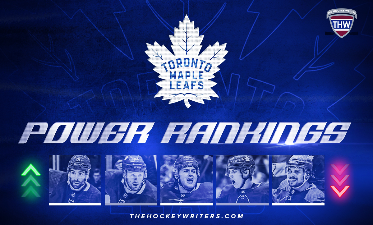 Toronto Maple Leafs Power Rankings John Tavares, Austin Matthews, Mitch Marner, Morgan Rielly, William Nylander