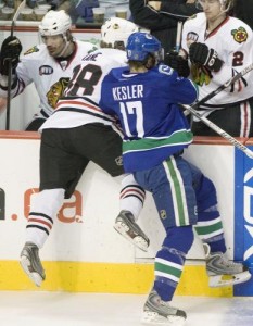 Vancouver needs to trade Ryan Kesler - and quick. (UPI Photo/Heinz Ruckemann)