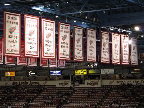 The Banners at the Joe Louis