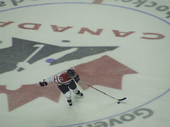 Iginla Shootout Attempt At Team Canada Red & White Game {Photo by Author}