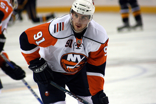 John Tavares is only 22 and has 215 points in 250 games with the Isles. (valorfaerie/Flickr)