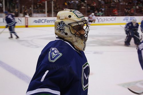 Roberto Luongo and Cory Schneider were teammates for 5 seasons in Vancouver. (carsonballer14/Flickr)
