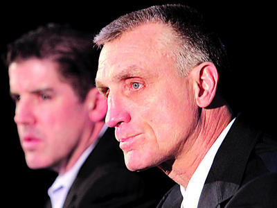 Head Coach Peter Laviolette and General Manager Paul Holmgren