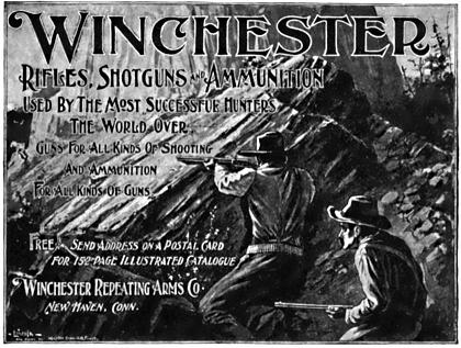 Winchester Repeating Arms ad Winchester Repeating Arms ad from 1898