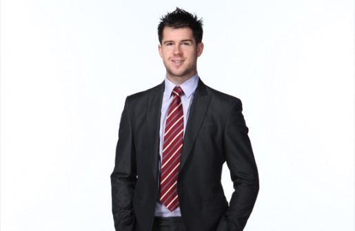 you can choose between Mike Green in a suit, his uniform or flexing in a tank top... (courtesy of the Washington Capitals)