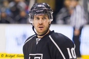 Mike Richards has seven goals in as many games for the Kings (Photo by Bridget Samuels).