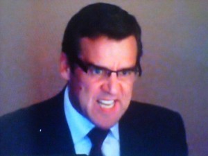 GM George McPhee seethes as the Caps lose in Game 7 (@matt71royer)