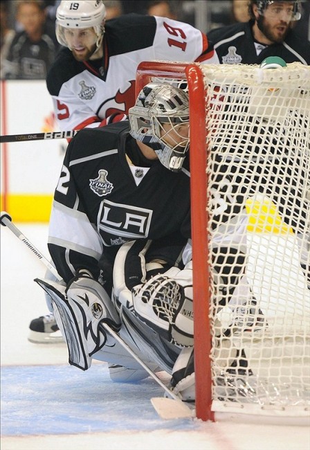 Jonathan Quick has to be considered a favorite to take home the Vezina this year. (Jayne Kamin-Oncea-US PRESSWIRE)