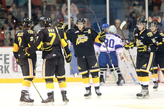 (Tim Smith/WHL) The Brandon Wheat Kings have been retooling for a few years and now appear ready to contend again this season. Ryan Pulock is gone, graduating to the pro ranks in the New York Islanders' system, but Eric Roy is likely returning to anchor a Brandon blue-line that will rivalled only by Kelowna.
