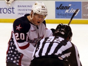 Cody Eakin faceoff