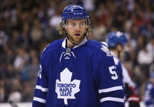 Michael Kostka has been a pleasant surprise for the Leafs this season (Tom Szczerbowski-USA TODAY Sports)