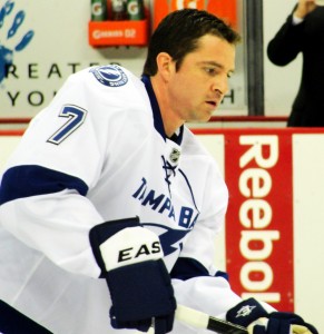 Brett Clark while with the Tampa Bay Lightning