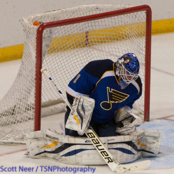 Elliott has been a different goaltender from last season (TSN Photography)