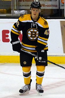Rookie Torey Krug leads the Bruins with three power play goals (Wikipedia)